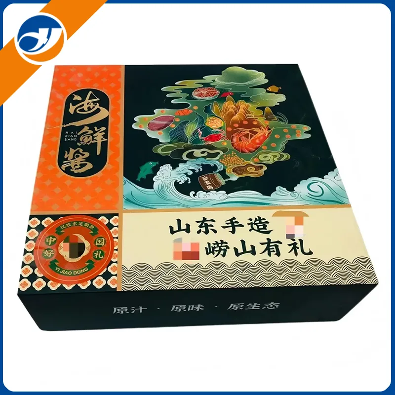 फोल्डेबल चुम्बकीय सॉस प्याकेजिङ्ग बक्स