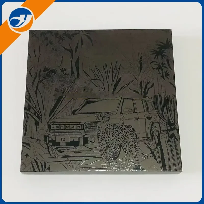 म्याट एम्बोसिङ कालो उपहार बक्स